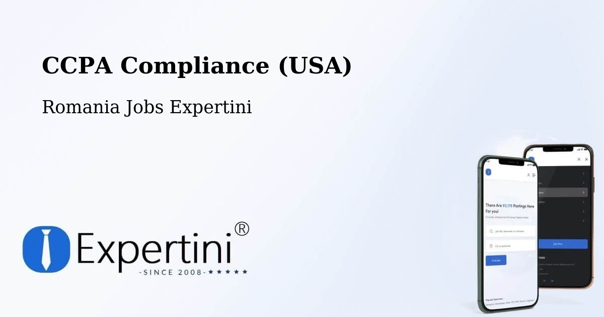 CCPA Privacy Rights & Compliance Notice – Jitia - Romania Jobs Expertini