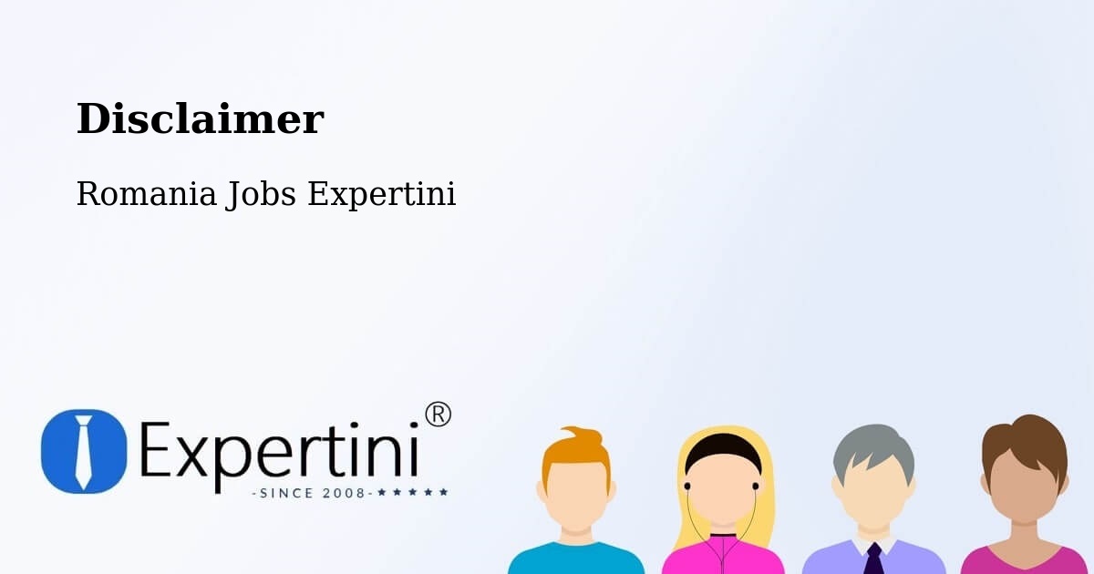Disclaimer – Jitia - Romania Jobs Expertini
